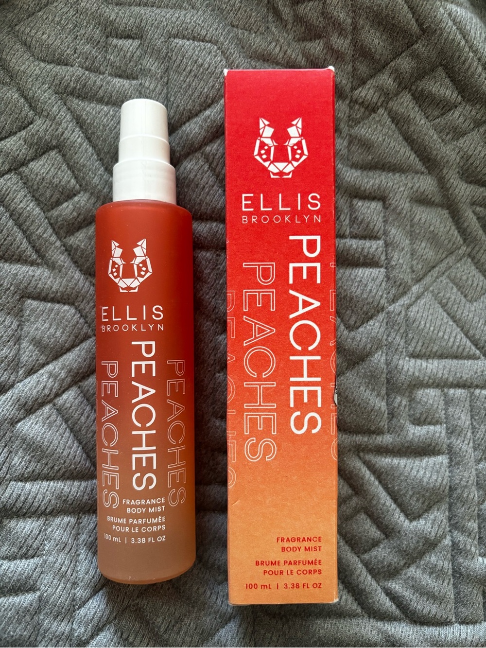 Ellis brooklyn Peaches Fragrance Body Mist NEW 3.38oz